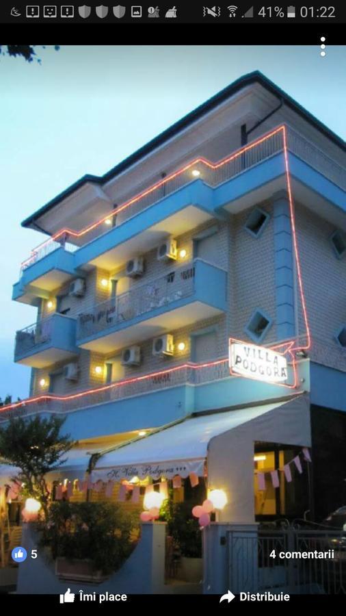 Hotel Villa Podgora Римини Экстерьер фото